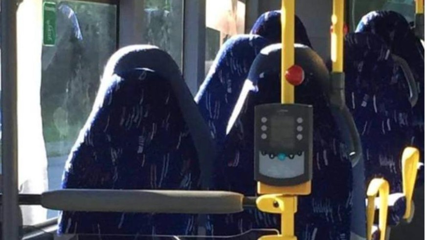 Kleiner Scherz mit grosser Wirkung: Das Foto der «Burka-Sitze» geht viral.&nbsp;