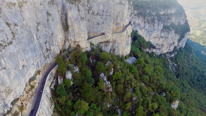 Most spectacular roads in the world Combe Laval France