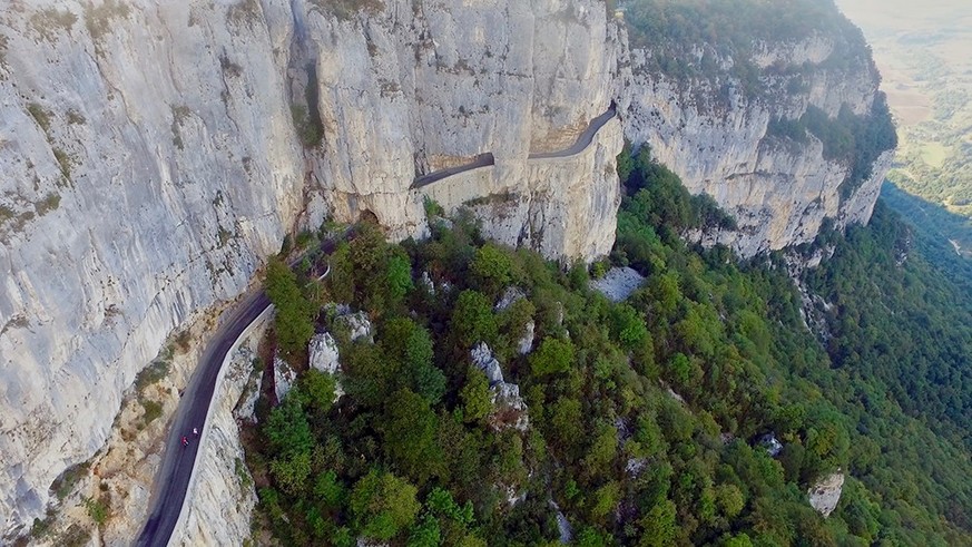 Spektakulärste Strassen der Welt Combe Laval Frankreich