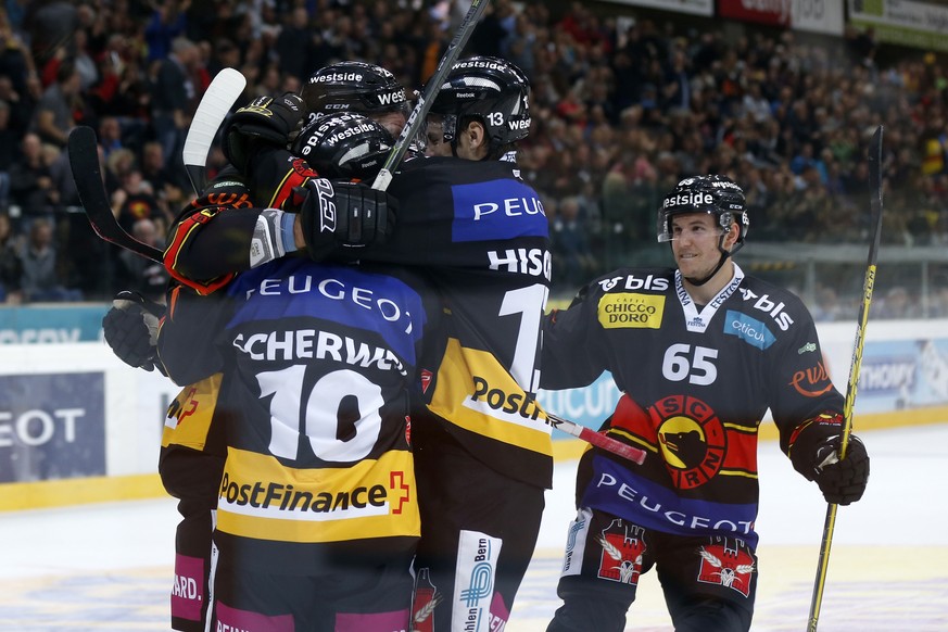 Der SC Bern watscht den Aufsteiger SCL Tigers im Berner Derby gleich mit 7:1 ab.