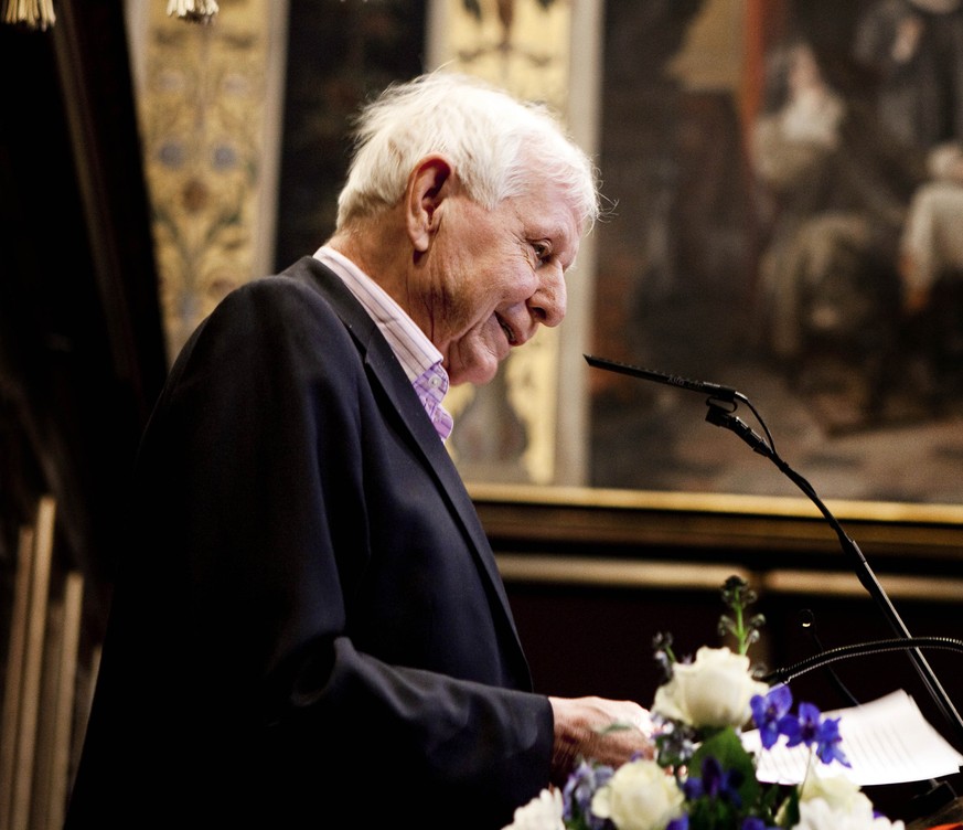 Hans Magnus Enzensberger bei einer Rede in Kopenhagen vor vier Jahren.&nbsp;