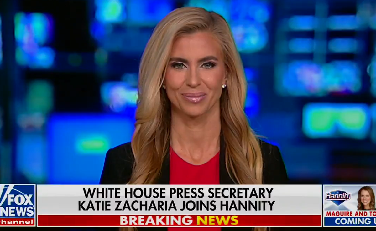 Katie Zacharia im Interview mit Sean Hannity.