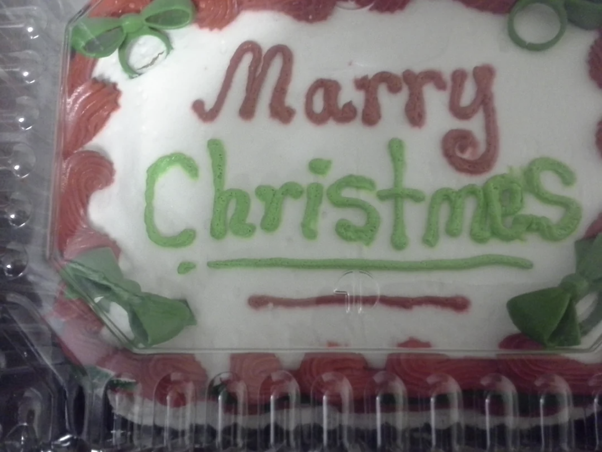 Die lustigsten Fails der Woche: Torte für Weihnachten