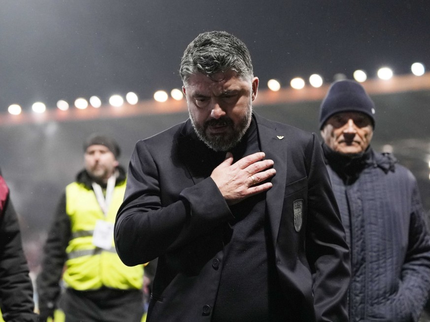 Gennaro Gattuso doit s'en aller, estime la presse italienne