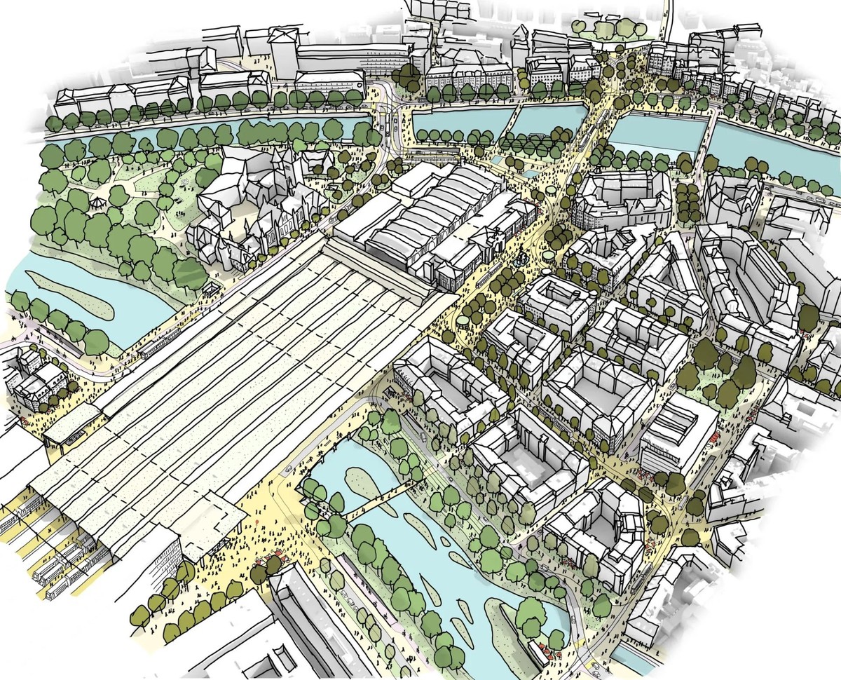 Vision 2050 Zürich Zuerich HB Hauptbahnhof