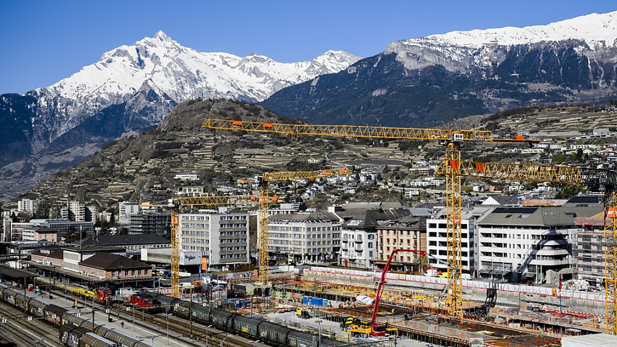 Le quartier Cour de gare devrait être inauguré en mai 2025 (archives).