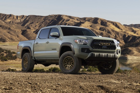 This photo provided by Toyota shows a used Toyota Tacoma midsize pickup, which can be found for $25,000 or less. (Courtesy of Toyota Motor Sales U.S.A. via AP).