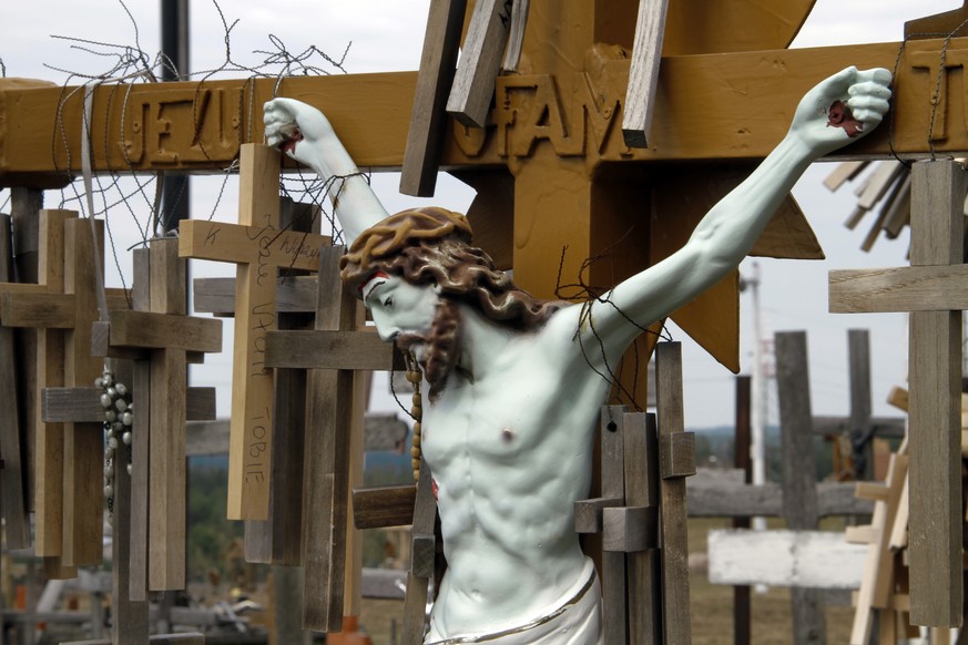 Jesus am Kreuz.