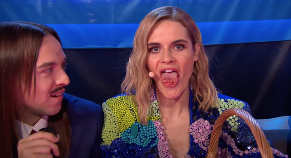 Hazel Brugger geheimes Talent. 1. ESC-Halbfinal, 13. Mai 2025, St. Jakobshalle