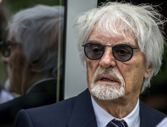 epa08328362 (FILE) Former F1 boss Bernie Ecclestone is seen in the paddock prior to Formula One Grand Prix of Russia at the Sochi Autodrom circuit, in Sochi, Russia, 30 September 2018. According to re ...