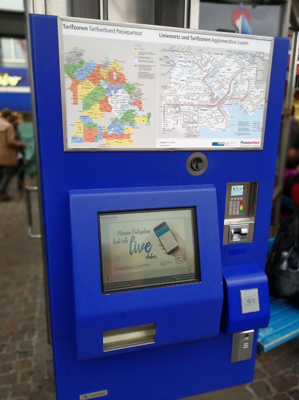 Luzern Billetautomat