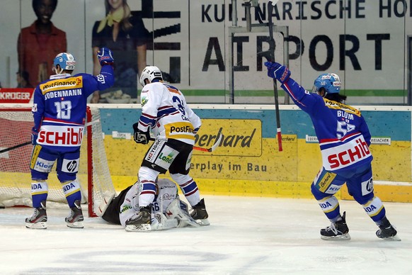 Eric Blum (r.) ist schon beim SCB, Simon Bodenmann kommt nächste Saison.