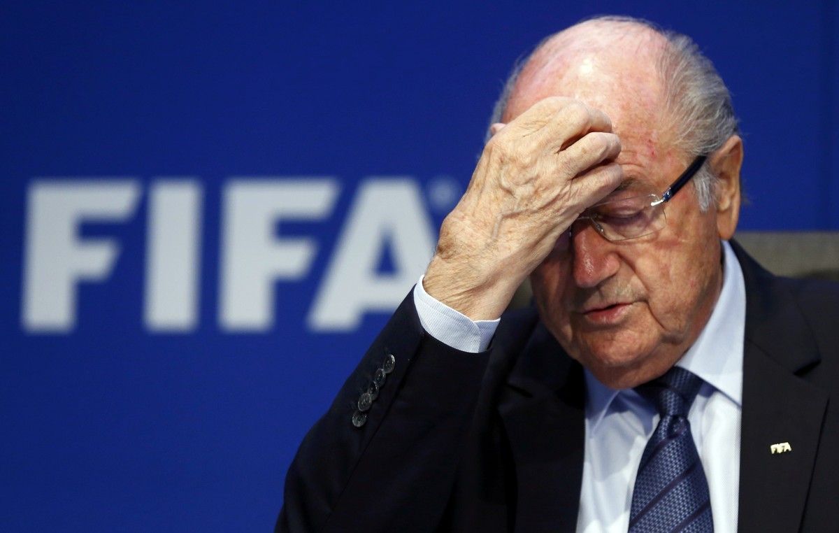 Hat schon ruhigere Tage erlebt: FIFA-Präsident Sepp Blatter.