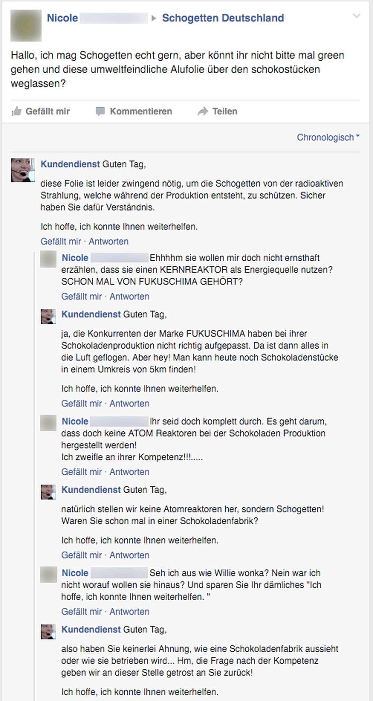 kundendienst fake