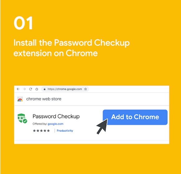 Hier kannst du Googles Password Checkup für Chrome installieren.