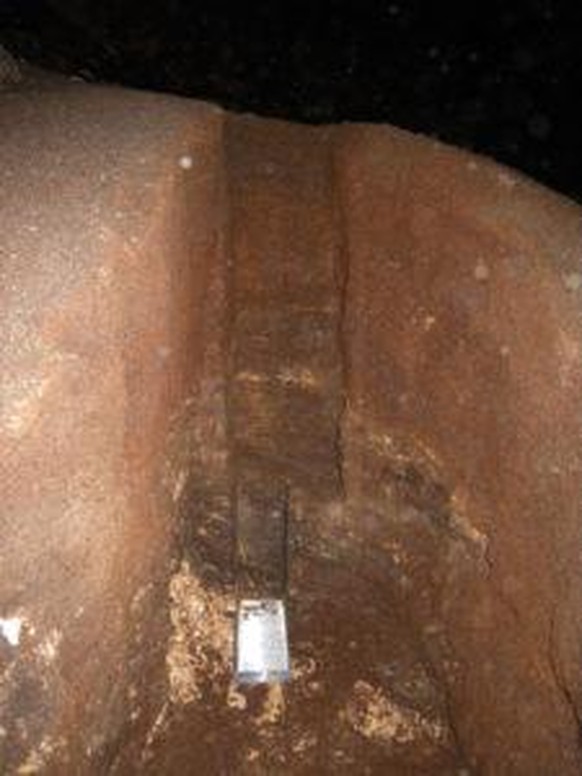 Fledermausguano-Depot in der Home-Away-from-Home-Höhle auf Jamaika.