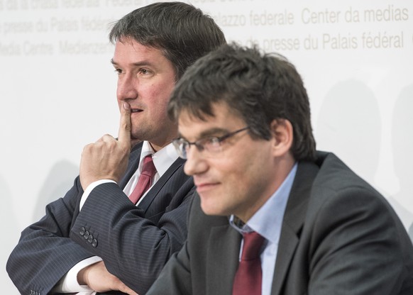 Denker und Lenker bei der SP: Christan Levrat (links) und Roger Nordmann.