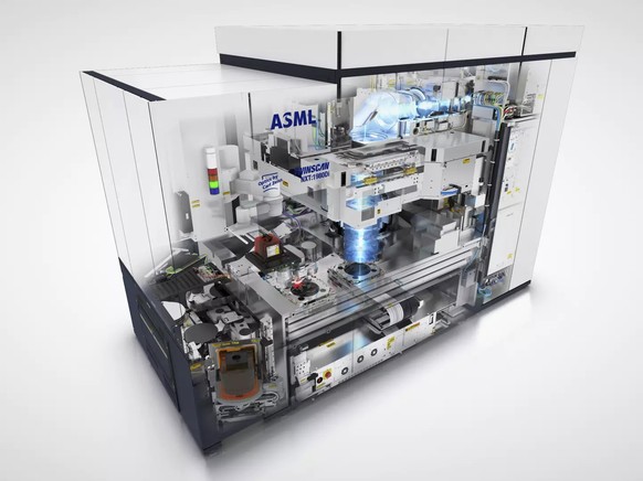Der niederländische ASML-Konzern darf nur noch veraltete Lithografie-Systeme für die Chip-Produktion nach China verkaufen.