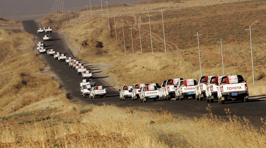 Kurdische Peschmerga-Kämpfer im Irak.