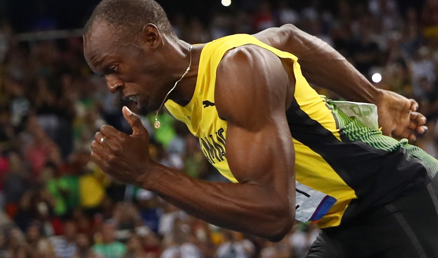 2016 Rio Olympics - Athletics - Semifinal - Men&#039;s 200m Semifinals - Olympic Stadium - Rio de Janeiro, Brazil - 17/08/2016. Usain Bolt (JAM) of Jamaica competes. REUTERS/Kai Pfaffenbach TPX IMAGES ...