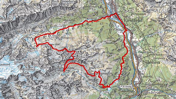 Hier gibt es die detailliertere Route.