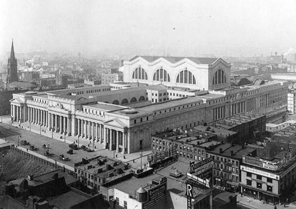 Penn Station historisches Empfangsgebäude