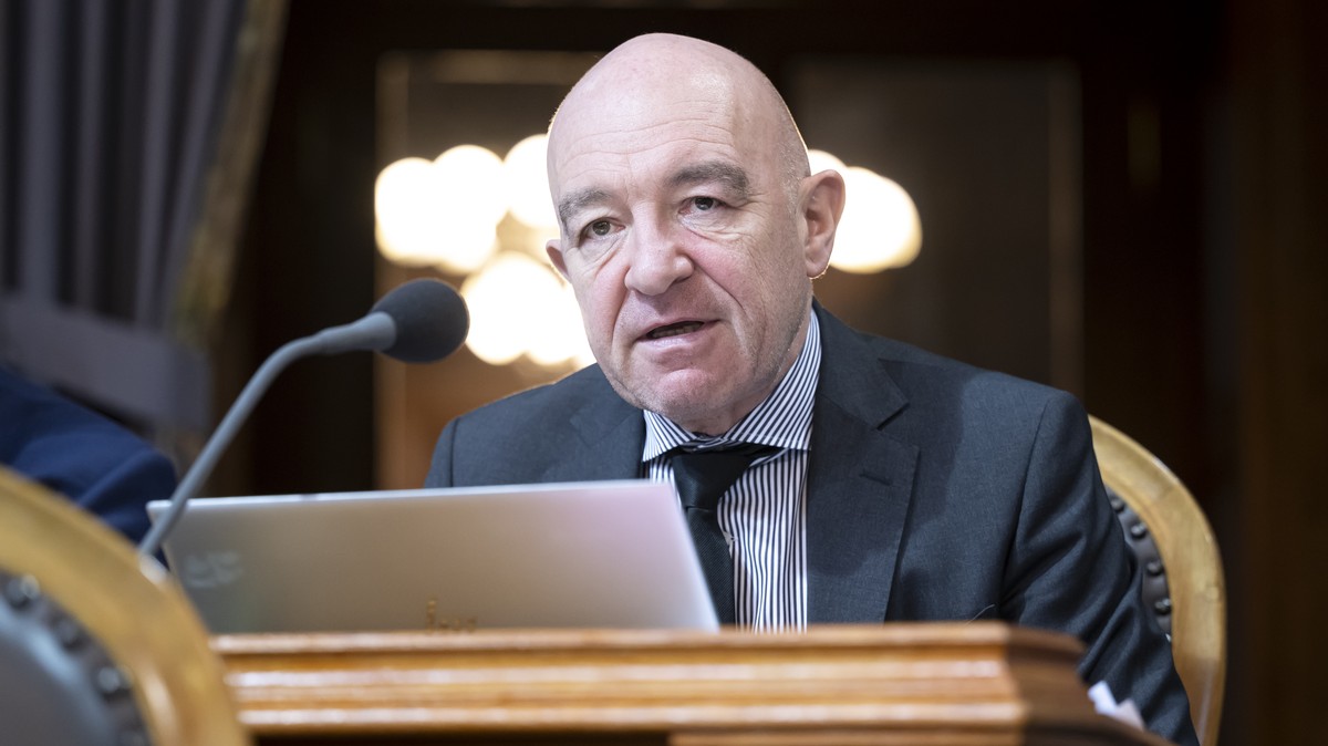 Daniel Jositsch, SP-ZH, spricht waehrend der Wintersession der Eidgenoessischen Raete, am Dienstag, 10. Dezember 2024 im Staenderat in Bern. (KEYSTONE/Anthony Anex)