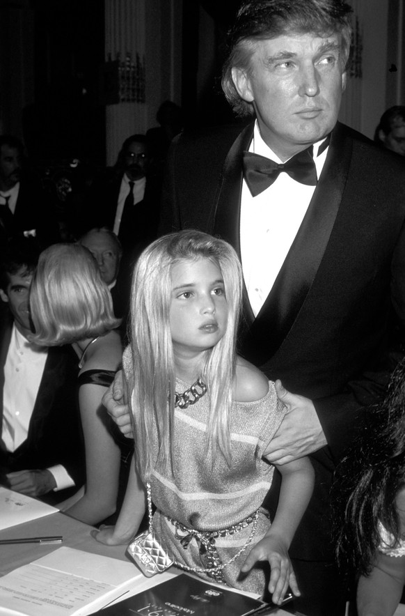 Donald Trump and Daughter Ivanka Trump at the Plaza Hotel in New York City, New York (Photo by Ron Galella/Ron Galella Collection via Getty Images)