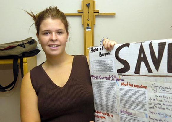 Kayla Mueller im Mai 2013.