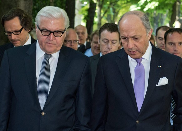 Frank-Walter Steinmeier und Laurent Fabius sprachen über die Krise in der Ukraine.