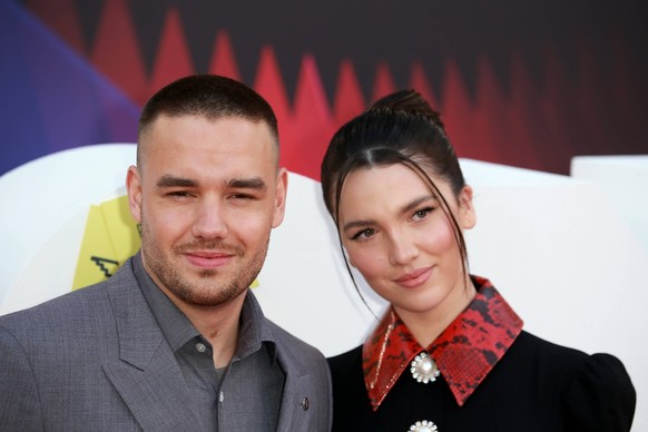 October 9, 2021, London, United Kingdom: Liam Payne and Maya Henry attend the Ron s Gone Wrong UK Premiere at the Royal Festival Hall in London. London United Kingdom - ZUMAs197 20211009_zab_s197_055  ...