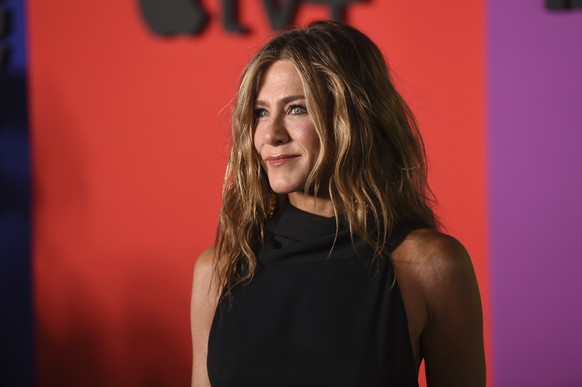 FILE - Jennifer Aniston attends the world premiere of Apple&#039;s &quot;The Morning Show&quot; on Oct. 28, 2019, in New York. Aniston turns 52 on Feb. 11. (Photo by Evan Agostini/Invision/AP, File)
J ...