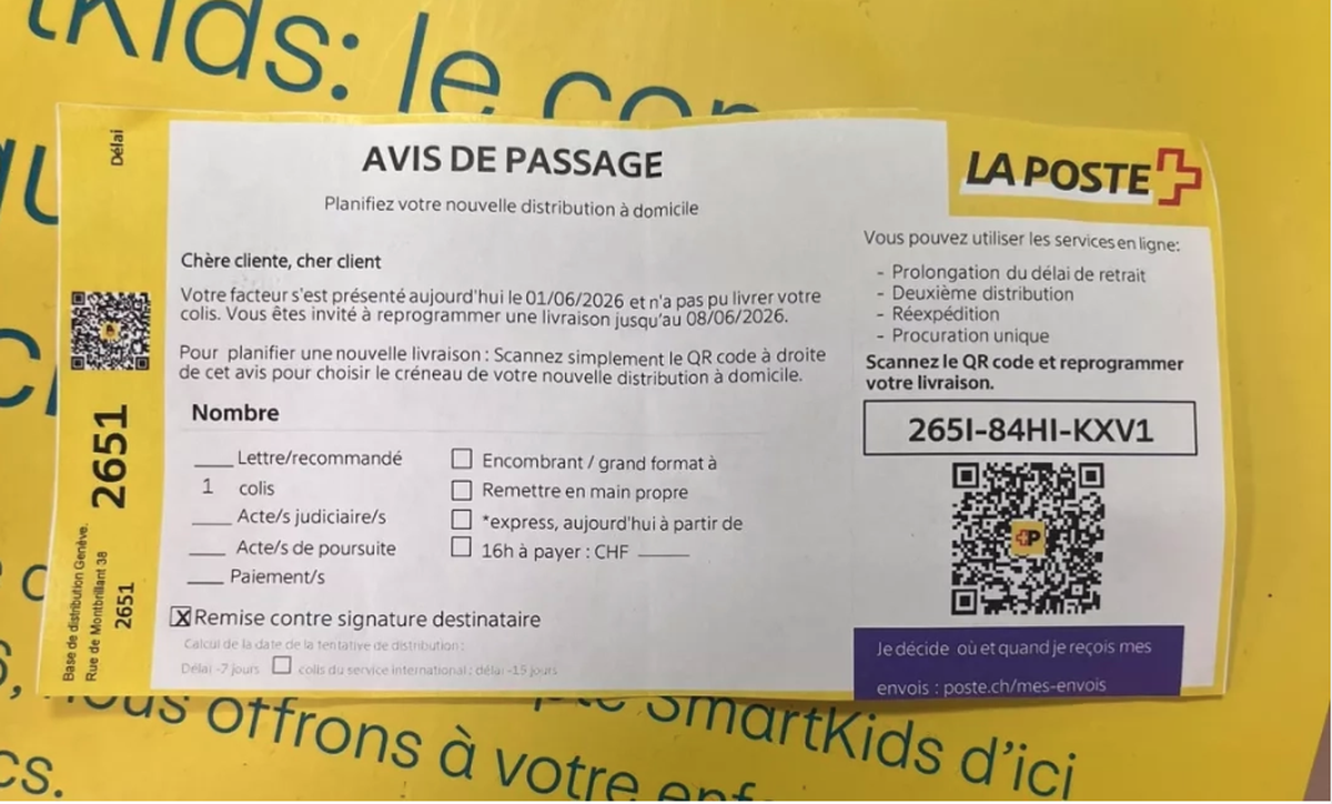 Arnaque: Des faux avis de passage de La Poste