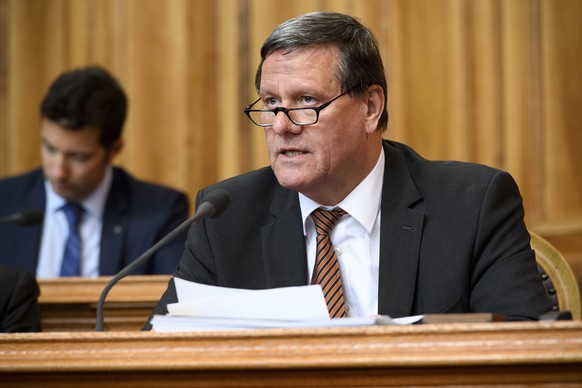 Roland Eberle, SVP-TG, spricht an der Fruehlingssession der Eidgenoessischen Raete, am Montag, 5. Maerz 2018 im Staenderat in Bern. (KEYSTONE/Anthony Anex)