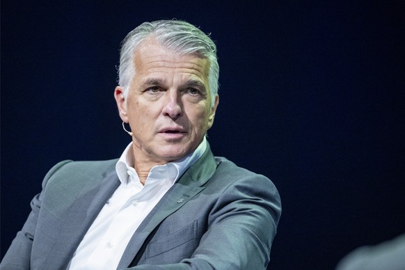 Der CEO der UBS, Sergio Ermotti anlaesslich des Swiss Media Forum vom Donnerstag, 23. Mai 2023 im KKL in Luzern. (KEYSTONE/Urs Flueeler)