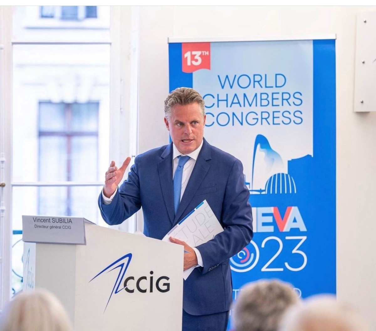 Vincent Subalia, directeur général de la CCIG.