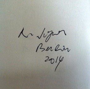Roman Signers Autogramm für watson.
