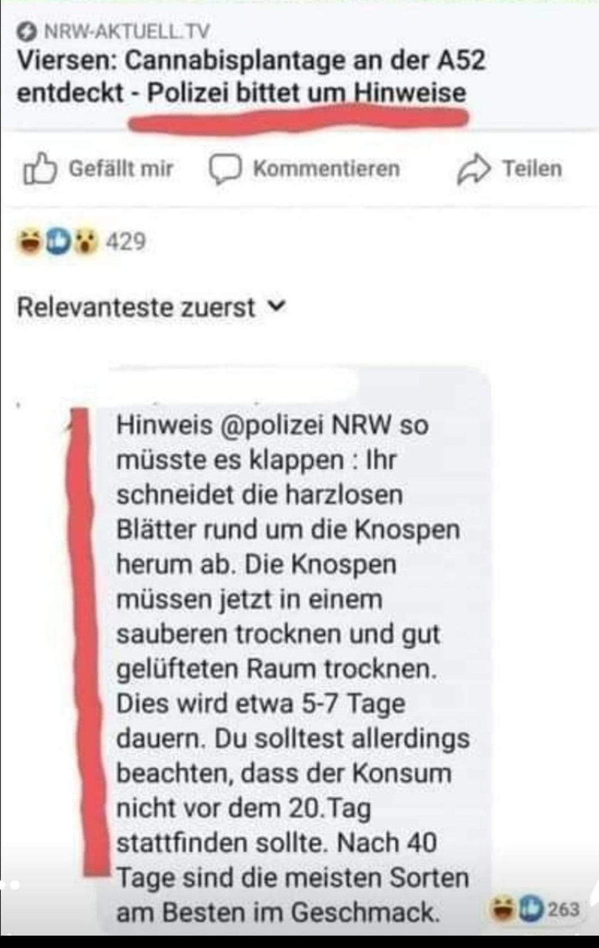 Keine Sorge, der PICDUMP bringt immer Glück! Hopp!\nDie Polizei bittet um Hinweise, Danke!

"Bitte, gern geschehen!"

[Hoffe, man kanns lesen.]