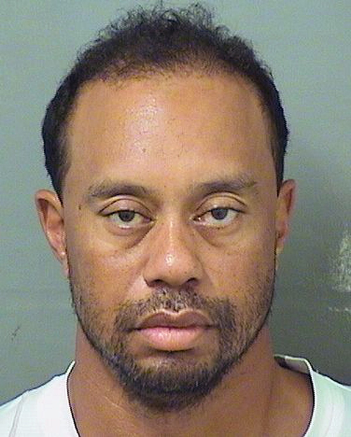 FILE- This file photo provided by the Palm Beach County Sheriff's Office on Monday, May 29, 2017, shows Tiger Woods. Woods' progress should not be measured by the golf he has played the last ...