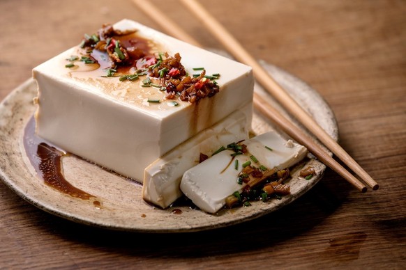 cold silken tofu essen food kochen asien korea japan taiwan