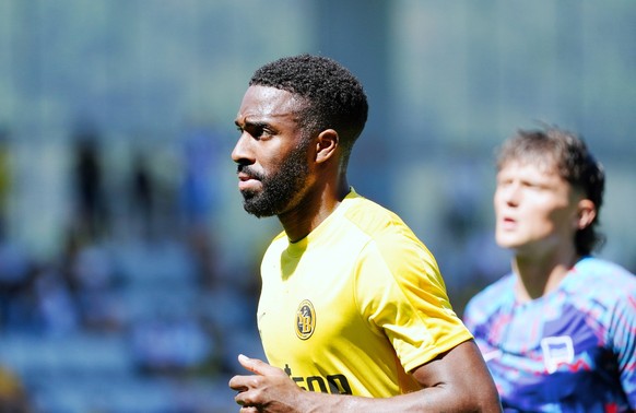 Foto Manuel Geisser 08.07.2023 Fussball Testspiel Saison 2023/2024 BSC Young Boys - Hertha BSC 4:2 Bild : Ulisses Garcia YB Neuzugang Aktion Einzelbild *** Photo Manuel Geisser 08 07 2023 football tes ...