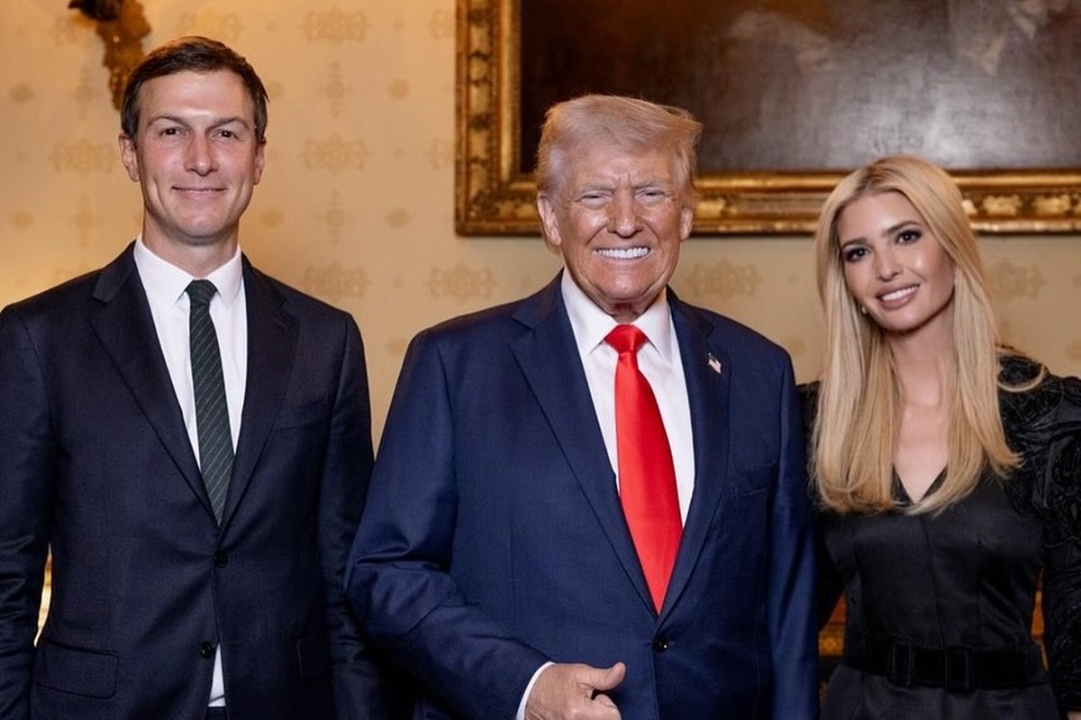 Ivanka Trump, Jared Kusner et Donald Trump cette semaine, à Washington DC.