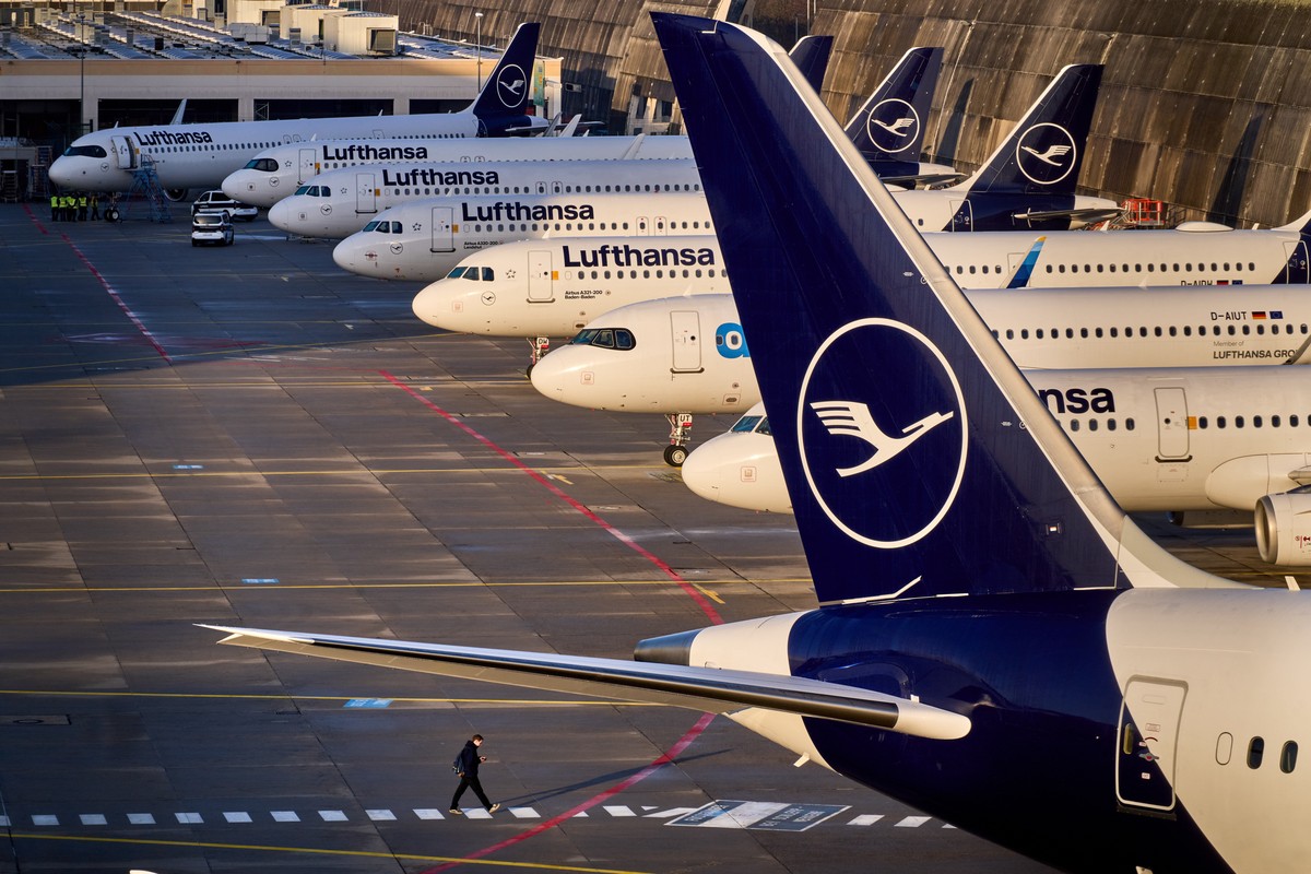 FILE - A man walks past parked Lufthansa aircraft at the airport as Lufthansa pilots are on a two-day strike, in Frankfurt, Germany, Thursday, March 12, 2026. (AP Photo/Michael Probst, File)
Jet Fuel  ...