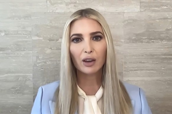 In this image from video released by the House Select Committee, an exhibit shows Ivanka Trump, former White House senior adviser, during a video interview with the House select committee investigatin ...
