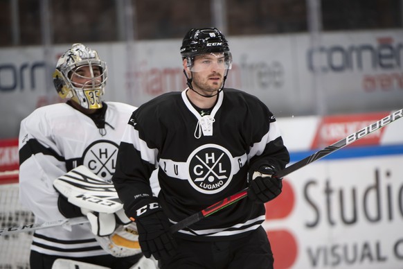 Mikkel Boedker waehrend des ersten Eistrainings des HC Lugano fuer die Saison 2020/21 der National League, am Montag, 3. August 2020, in Lugano. (KEYSTONE/Ti-Press/Pablo Gianinazzi)