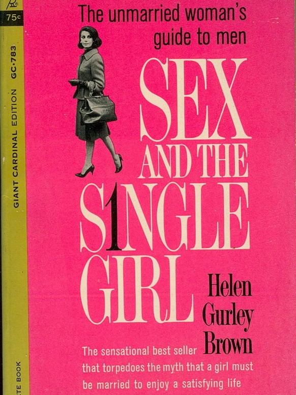 Helen Gurley Brown Sex and the Single Girl ratgeber buch https://en.wikipedia.org/wiki/Helen_Gurley_Brown#/media/File:Helen_Gurley_Brown_1964.jpg