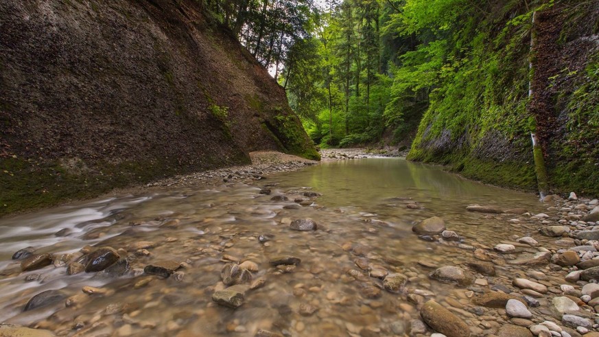 Rauszeit Gewässerperlen Schweiz schönste Flüsse Goldach Appenzellerland Chastenloch