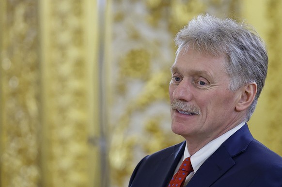 epa11327557 Kremlin spokesman Dmitry Peskov attends a meeting of the Supreme Eurasian Economic Council at the summit of the Eurasian Economic Union (EAEU) in Moscow, Russia, 08 May 2024. EPA/EVGENIA N ...