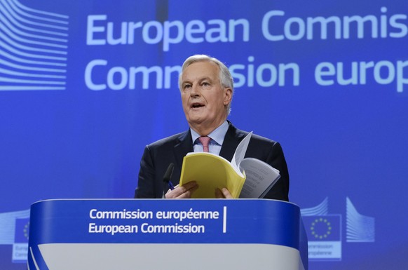 Michel Barnier legt einen ersten Entwurf des Austrittsvertrages vor.