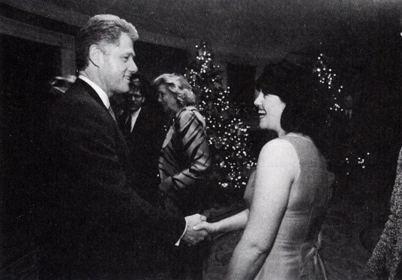 Clinton und Lewinsky im Dezember 1996.